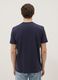 Blue pure cotton regular-fit T-shirt with front print_3