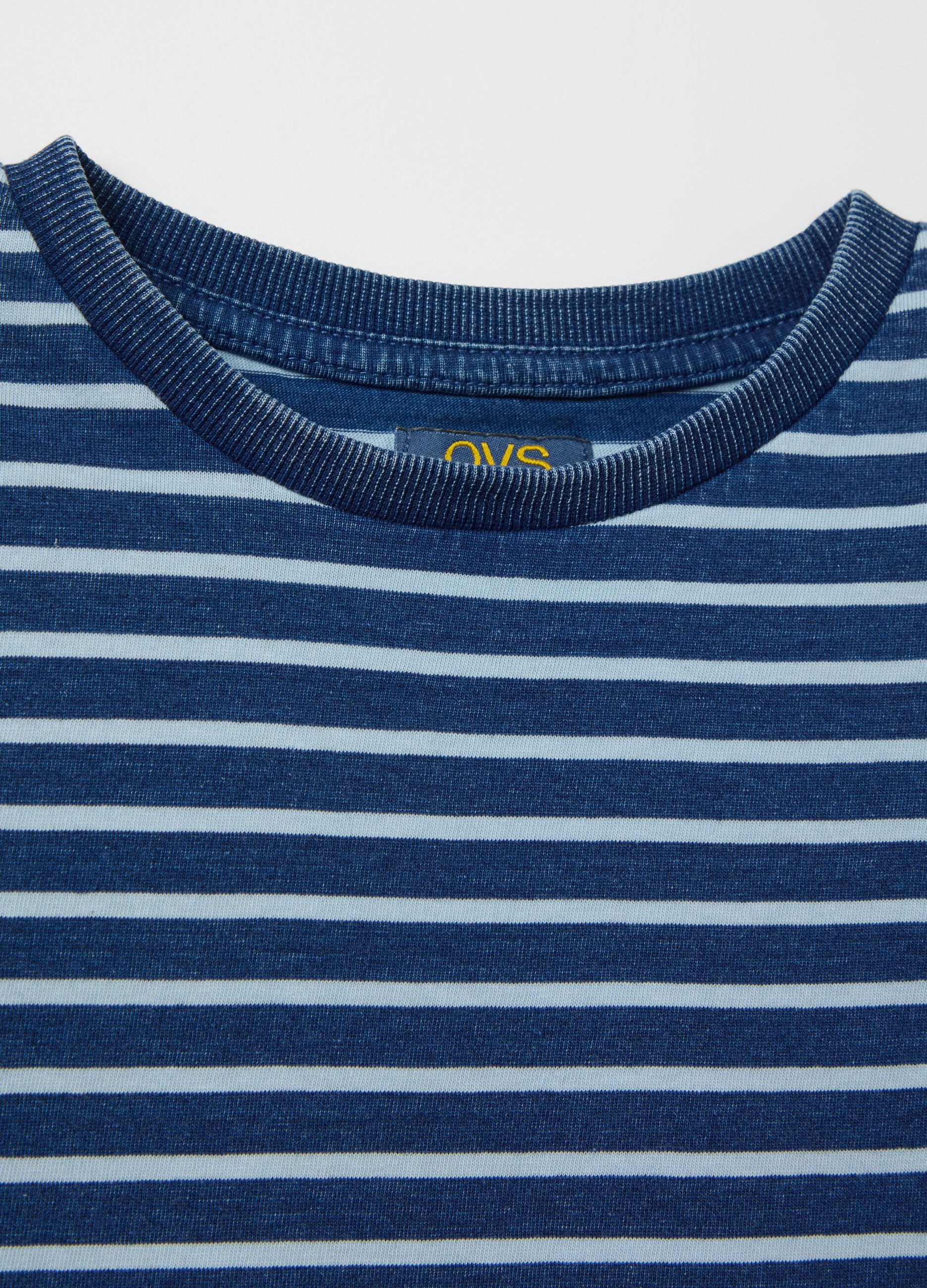 T-shirt with striped pattern