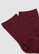 Red stretch socks with lurex threads_1