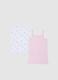 Multipack colourful pure cotton vests for girls, regular fit_1