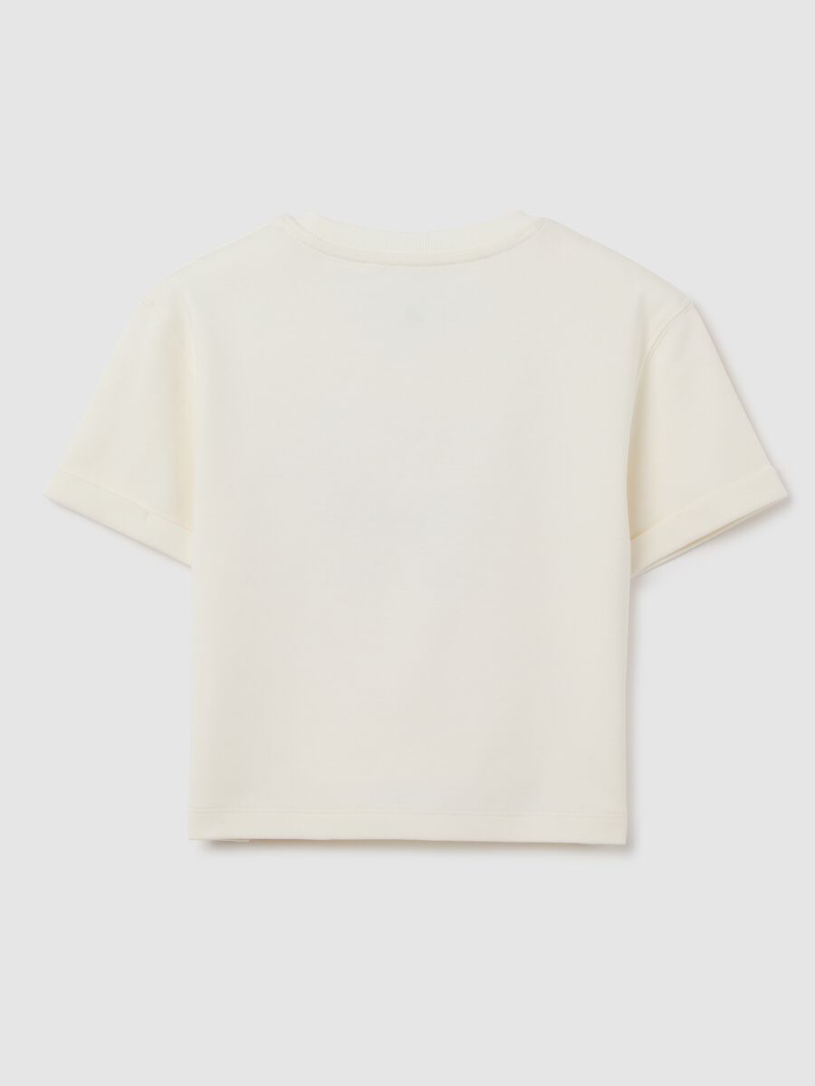 OVS Kids Girls' White 'Sunrise' Print T-shirt_4