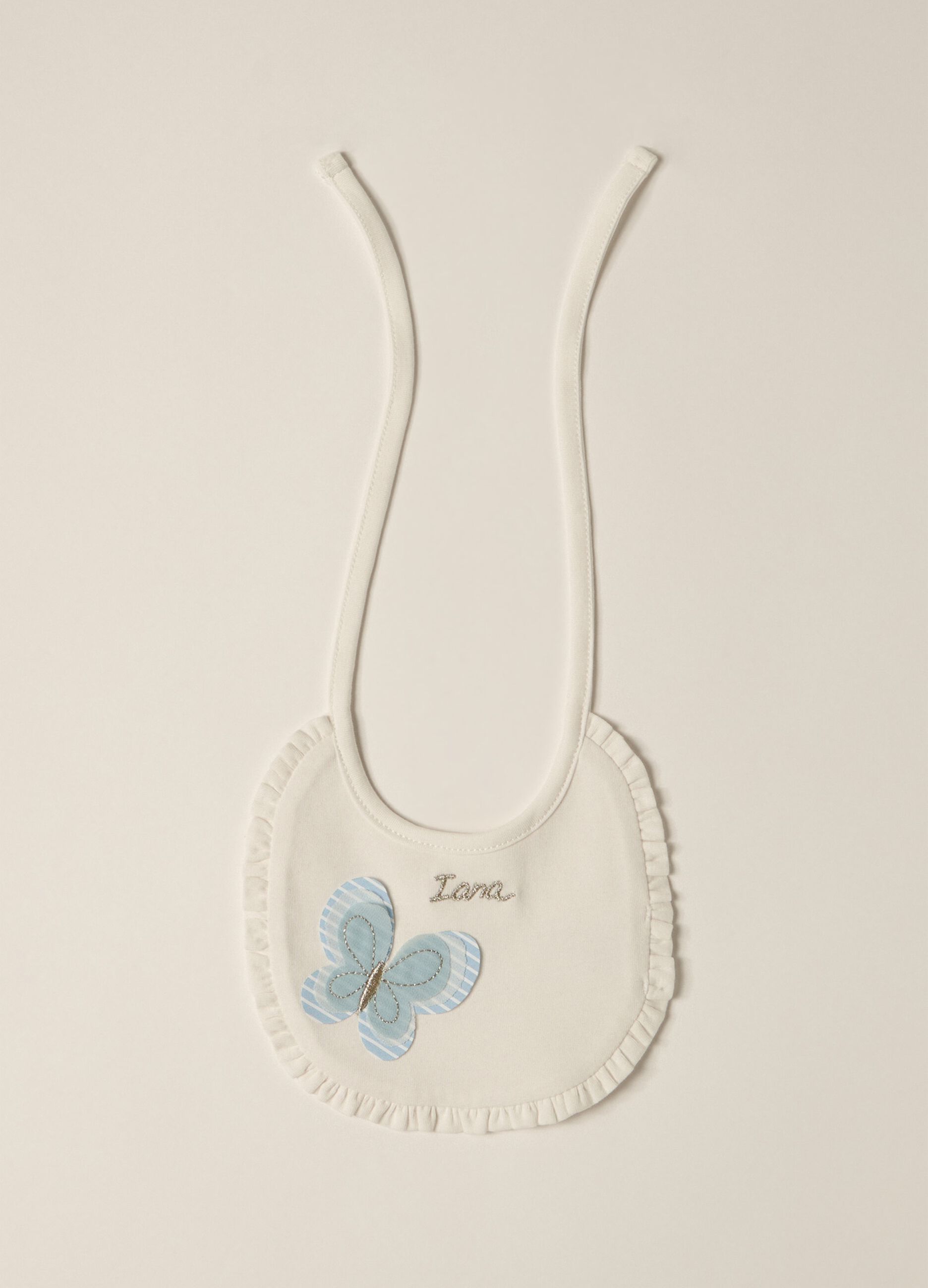 Bavaglino in cotone stretch IANA neonata