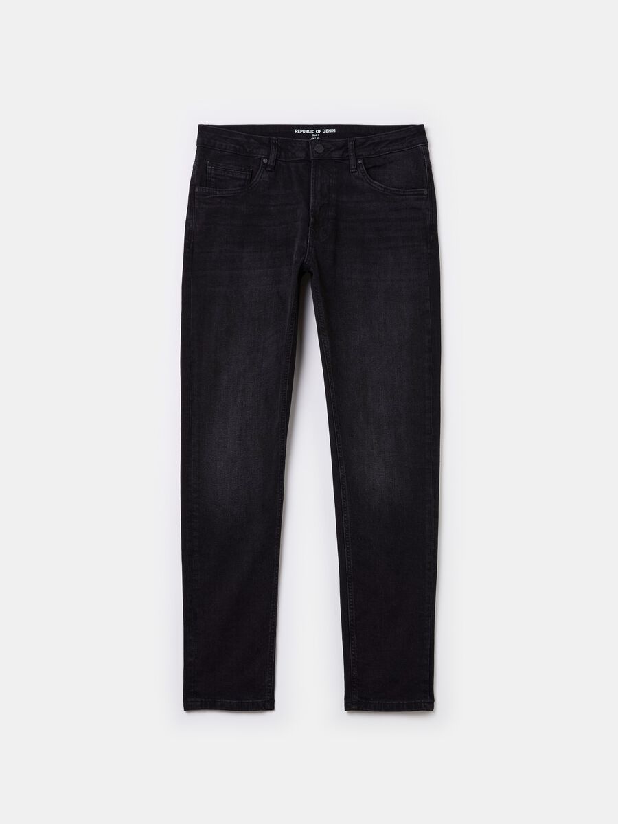Jeans slim fit cinque tasche_4