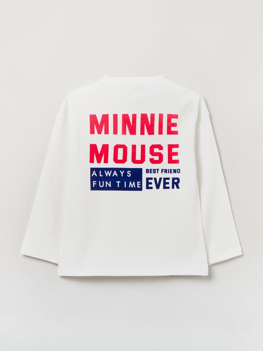 T-shirt a maniche lunghe con stampa Minnie_1