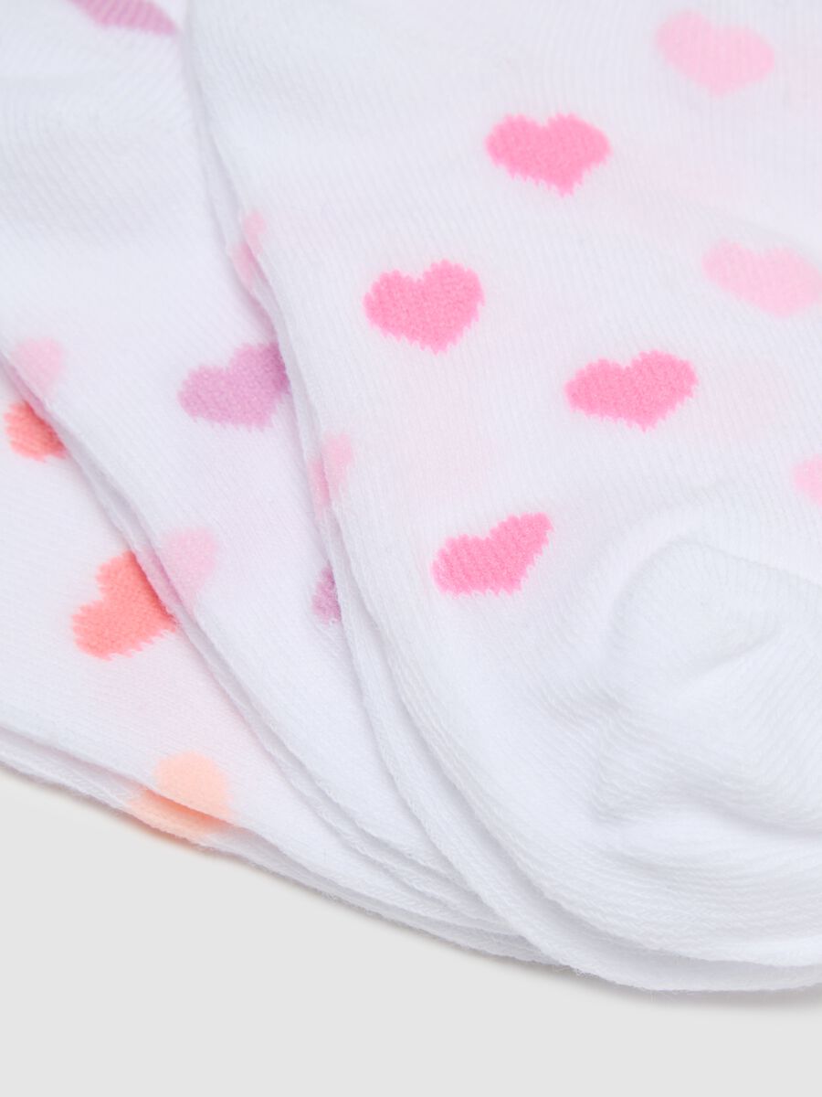 Girls' multicolour stretch cotton sock multipack_2