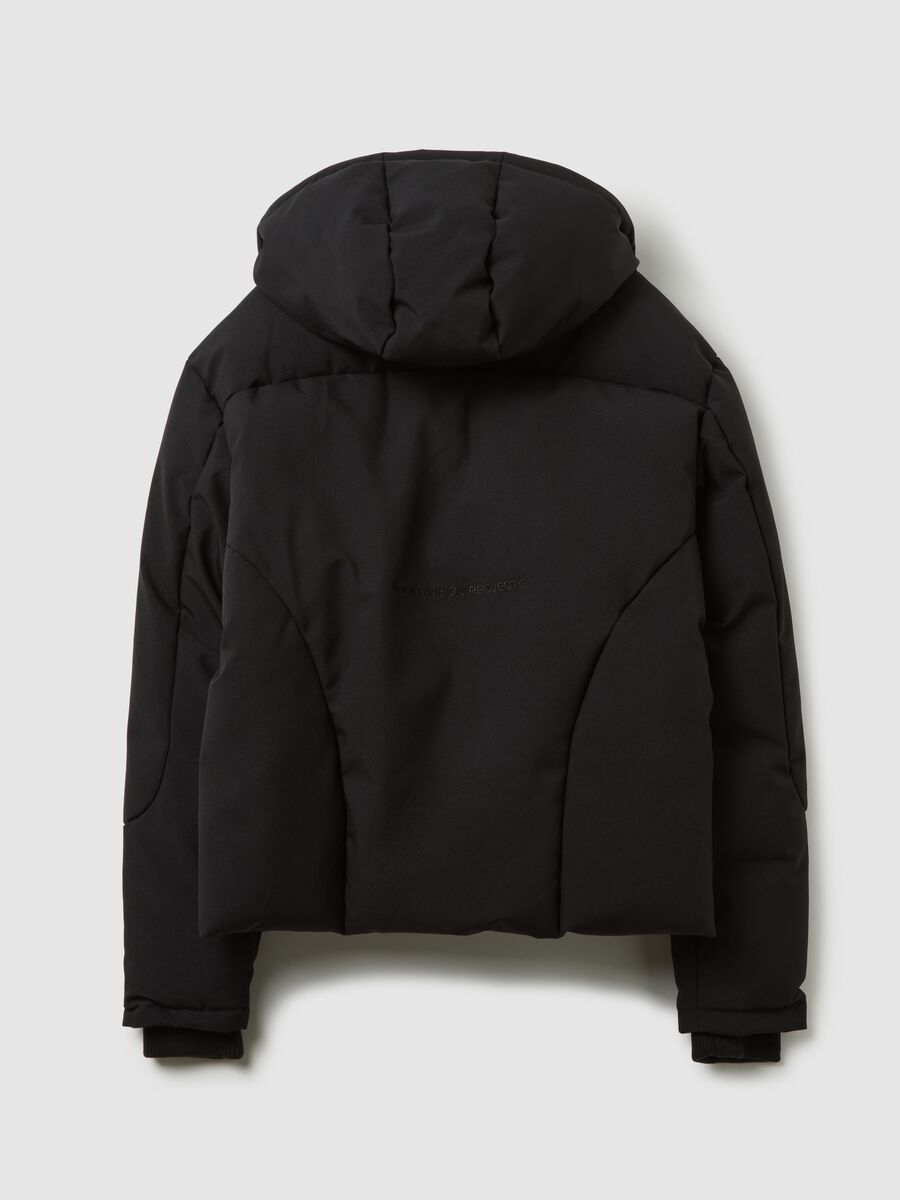 Technical Puffer Jacket Black_8
