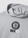 Grey cotton-blend hooded sweatshirt with NBA print_5