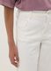 Pantaloni culotte in cotone elasticizzato bianchi da ragazza_2