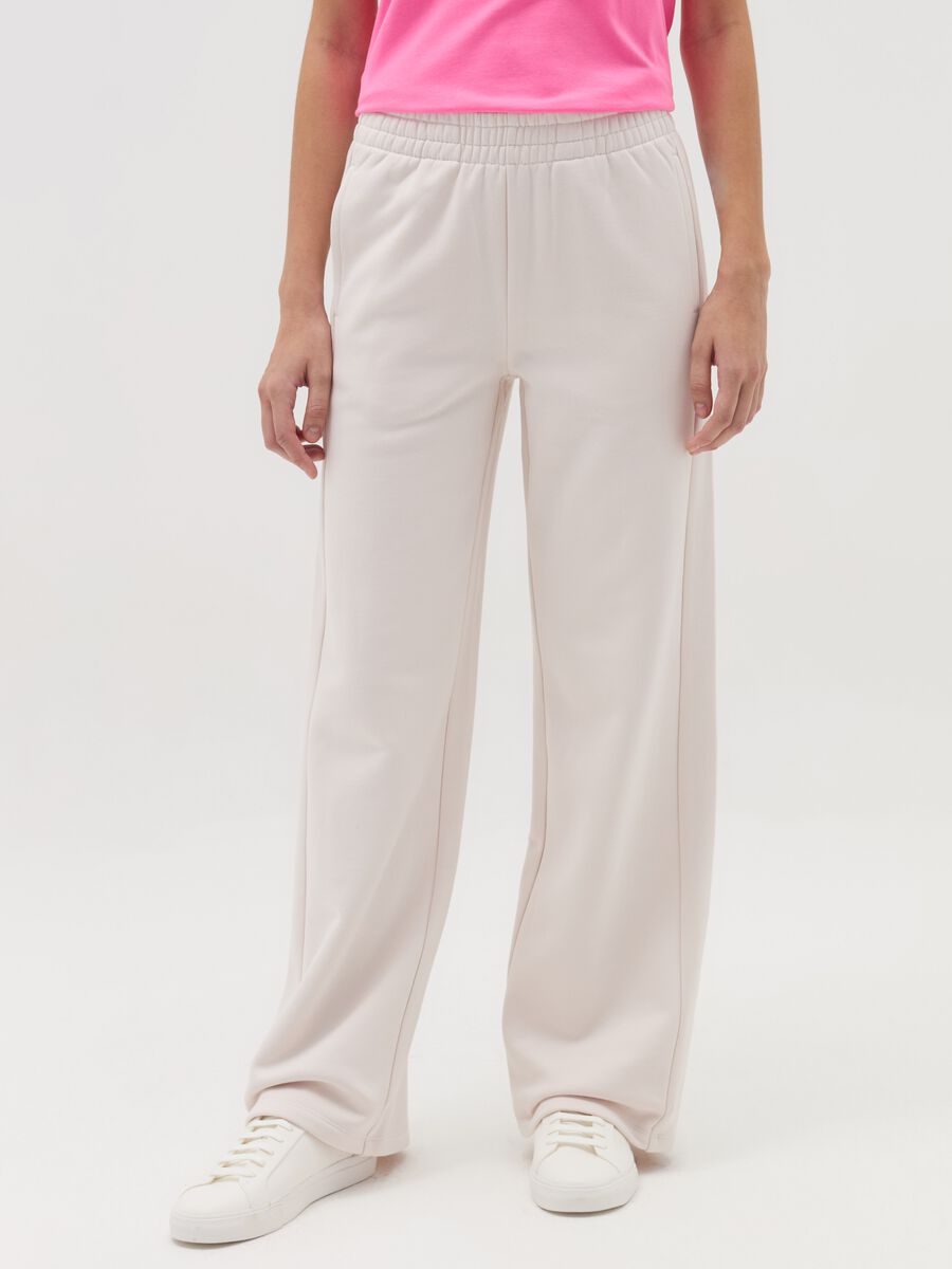 Essential relaxed-fit joggers in fleece_1