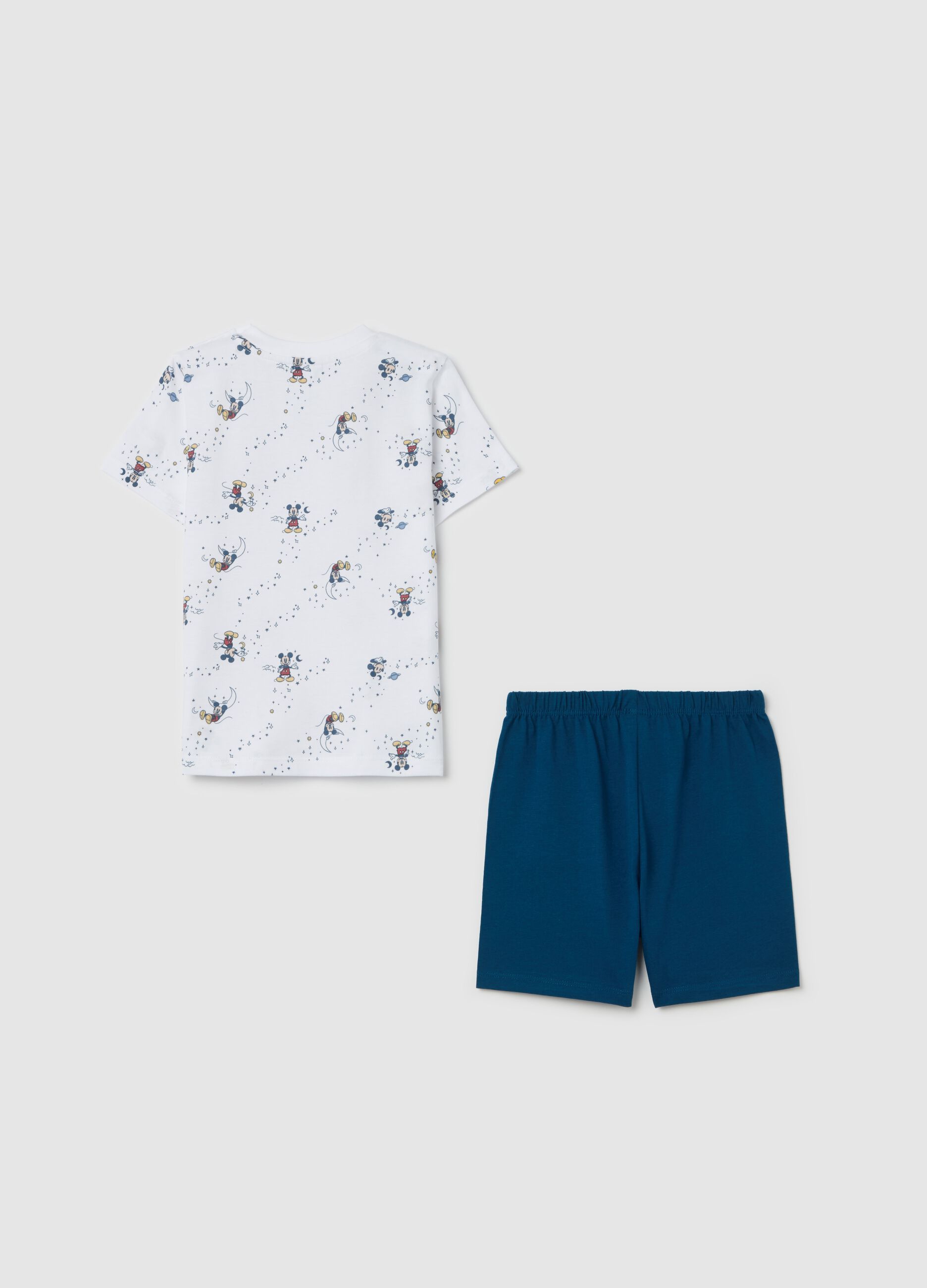 Cotton pyjamas with Mickey Mouse print