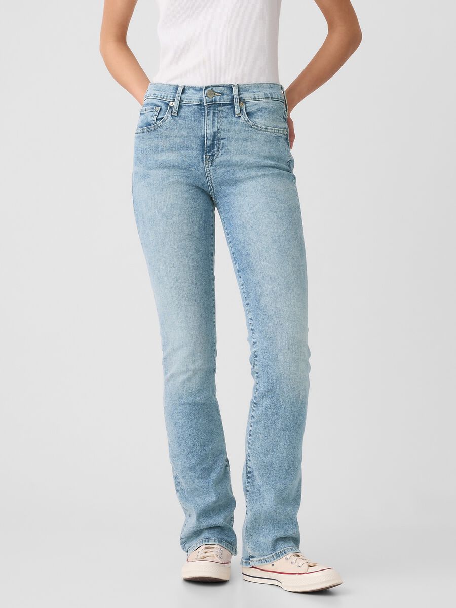 Jeans mini bootcut flare fit a vita media_1