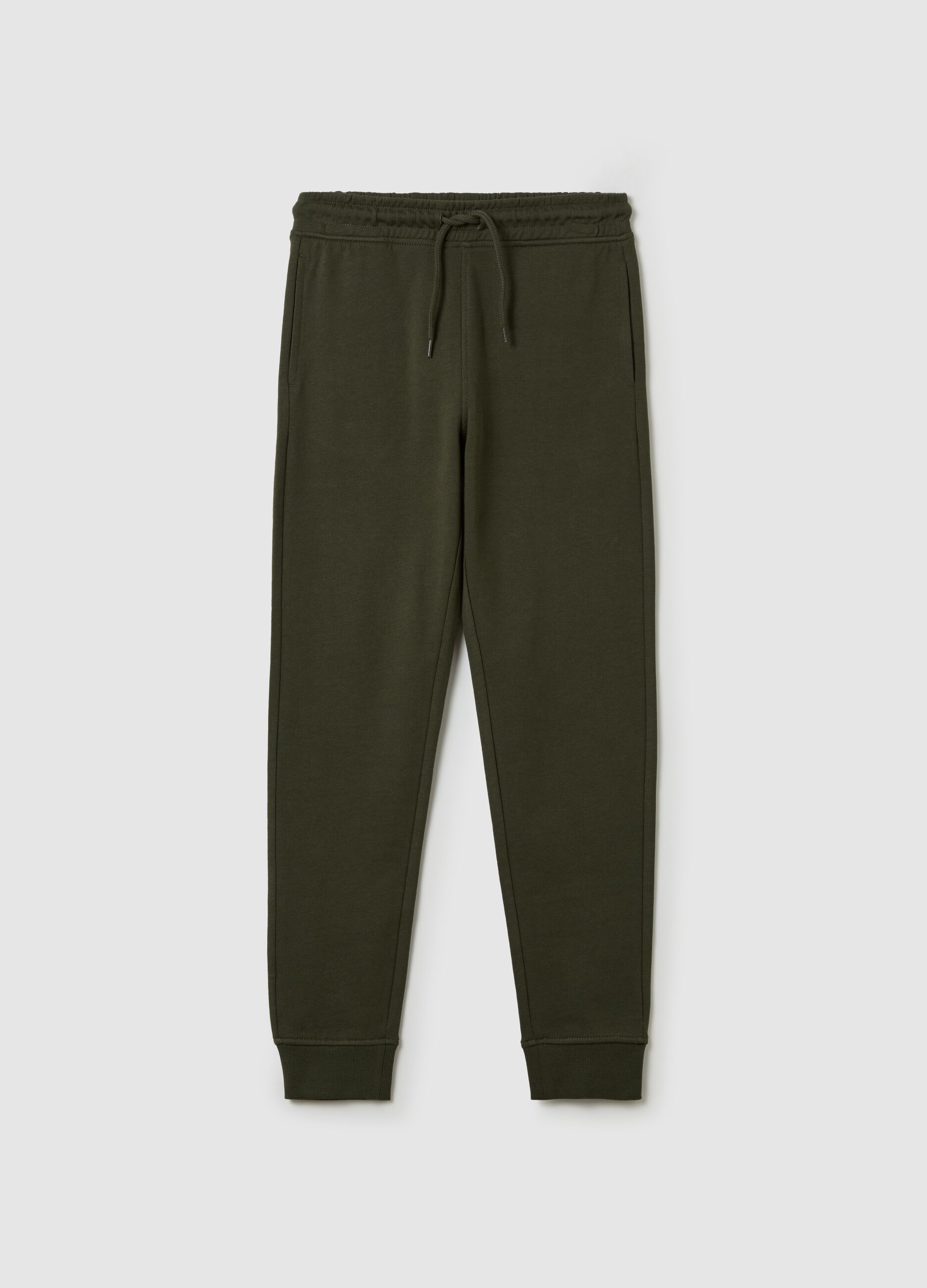 Slim-fit joggers with drawstring