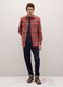 Multi-colour check shirt in pure cotton regular fit flannel_1