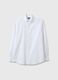 White long sleeve shirt in pure cotton, regular fit_4
