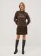 Brown wool-blend jumper with high neck, oversized fit_1