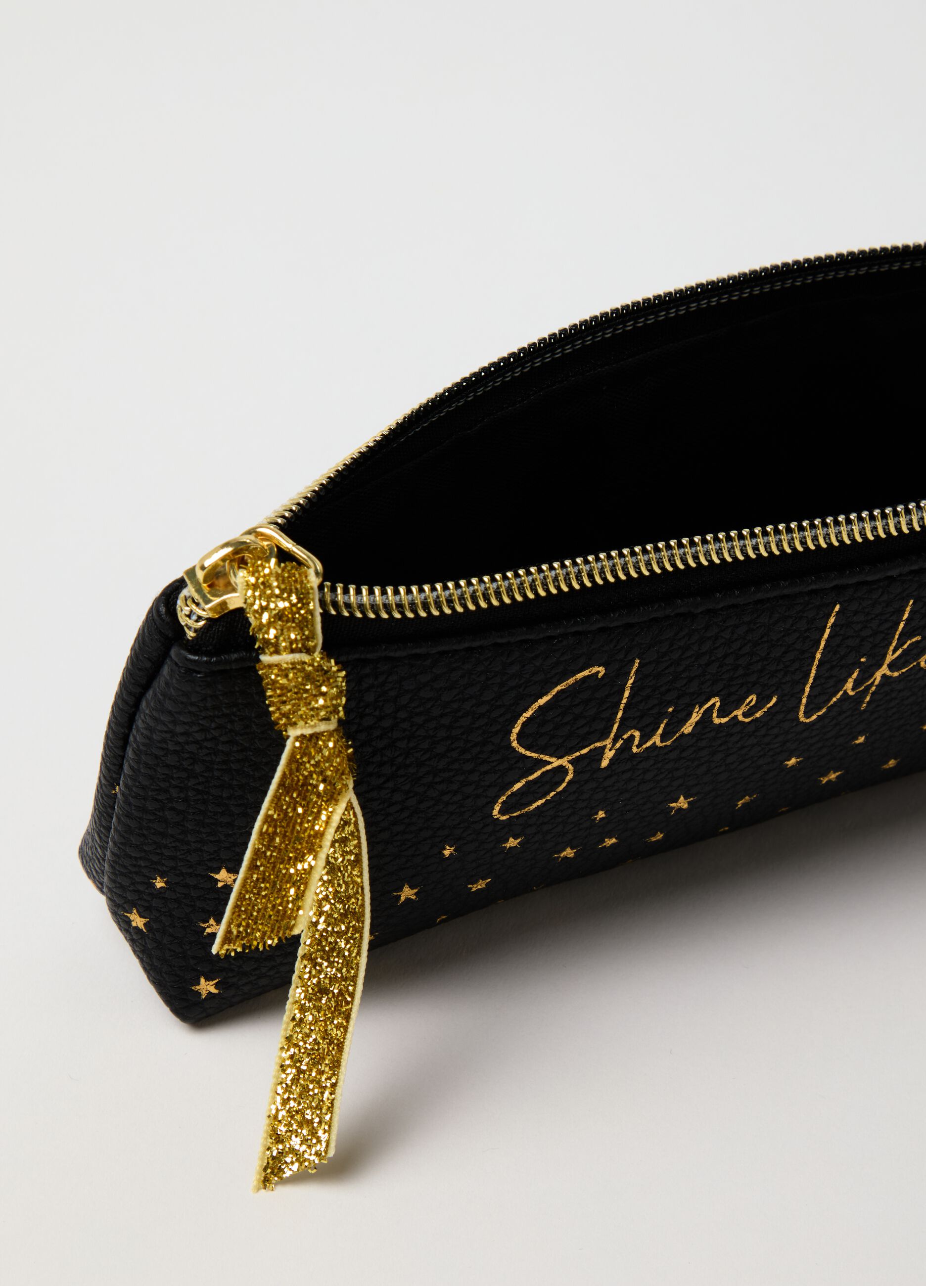 Multicolour PVC Case with Gold Details