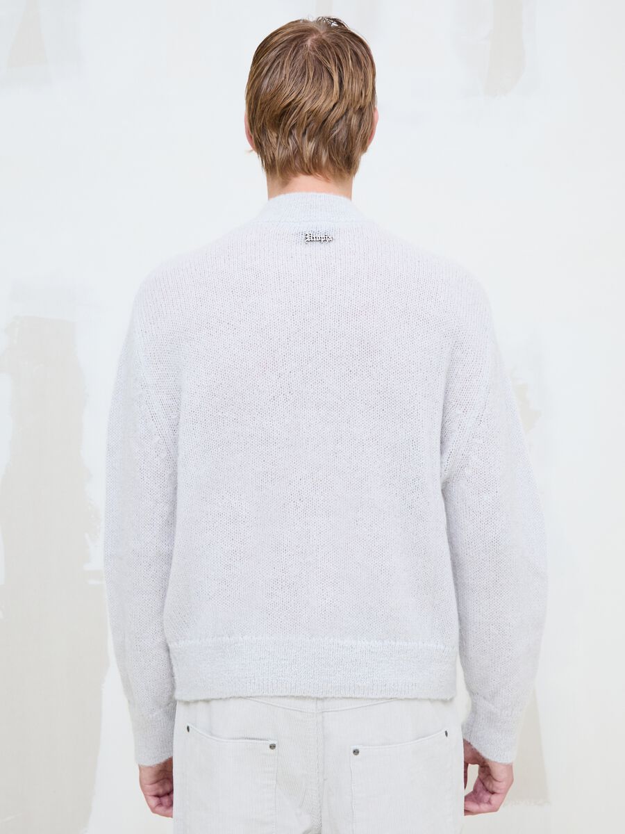 Mohair Crew Neck Light Beige_4