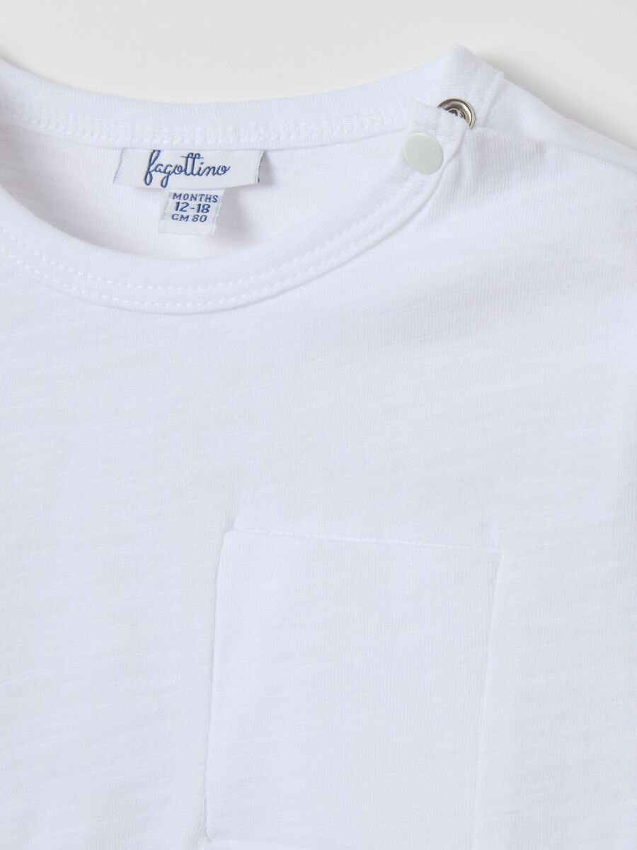 Cotton T-shirt with pocket and long sleeves_2