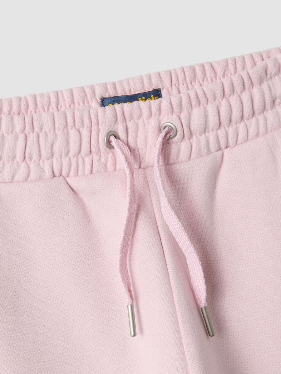 Pantaloni rosa in puro cotone organico_3
