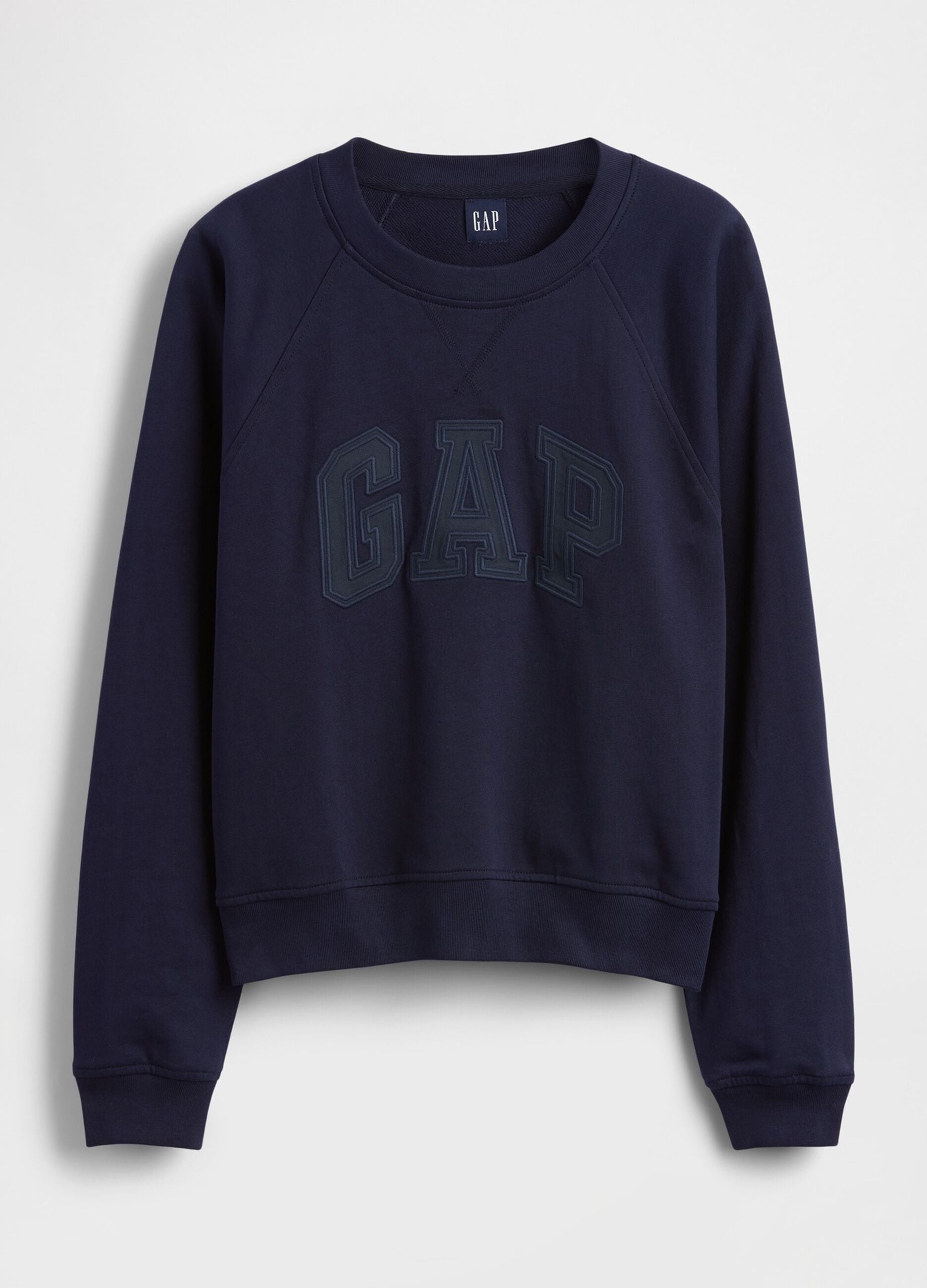 Cotton-blend crew-neck sweatshirt