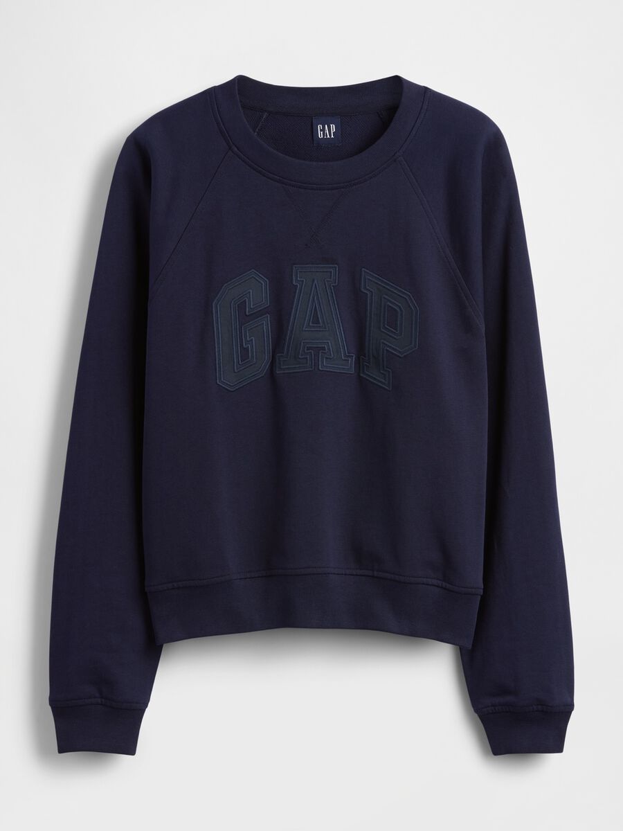 Cotton-blend crew-neck sweatshirt_3