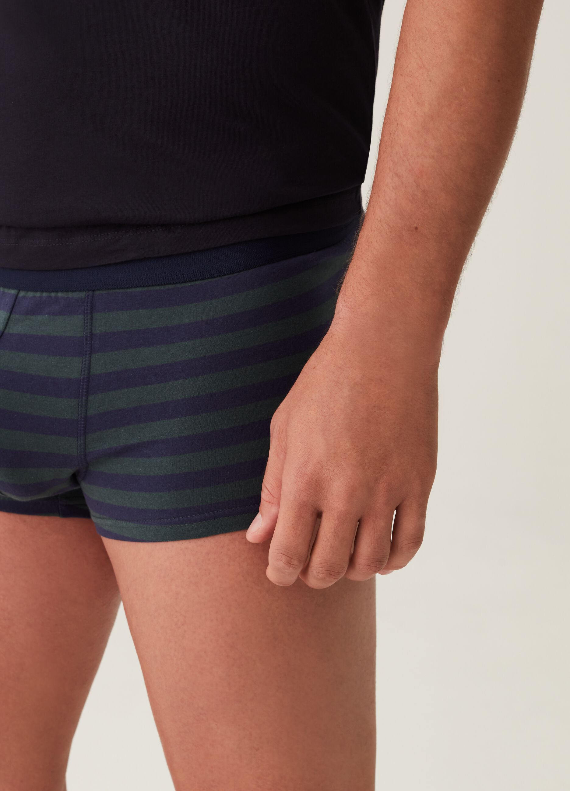 Set cinque boxer in cotone fantasia