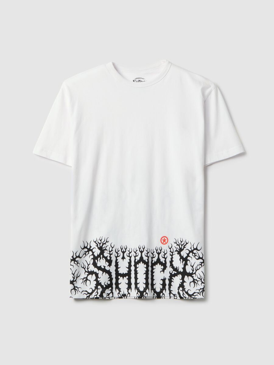 Multicolour pure cotton regular fit t-shirt with graphic_4