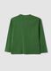 Green pure cotton Minecraft print T-shirt_1