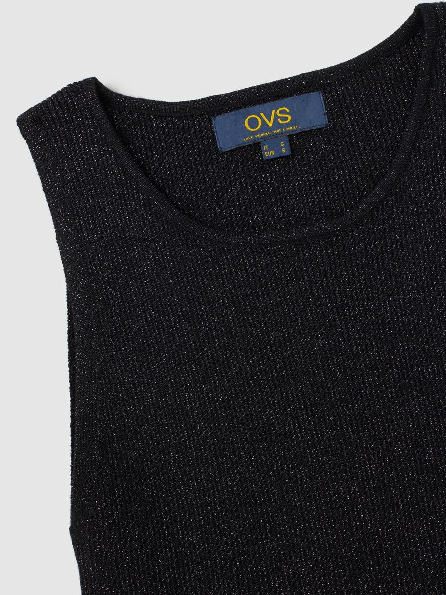 Ribbed lurex tank top_5