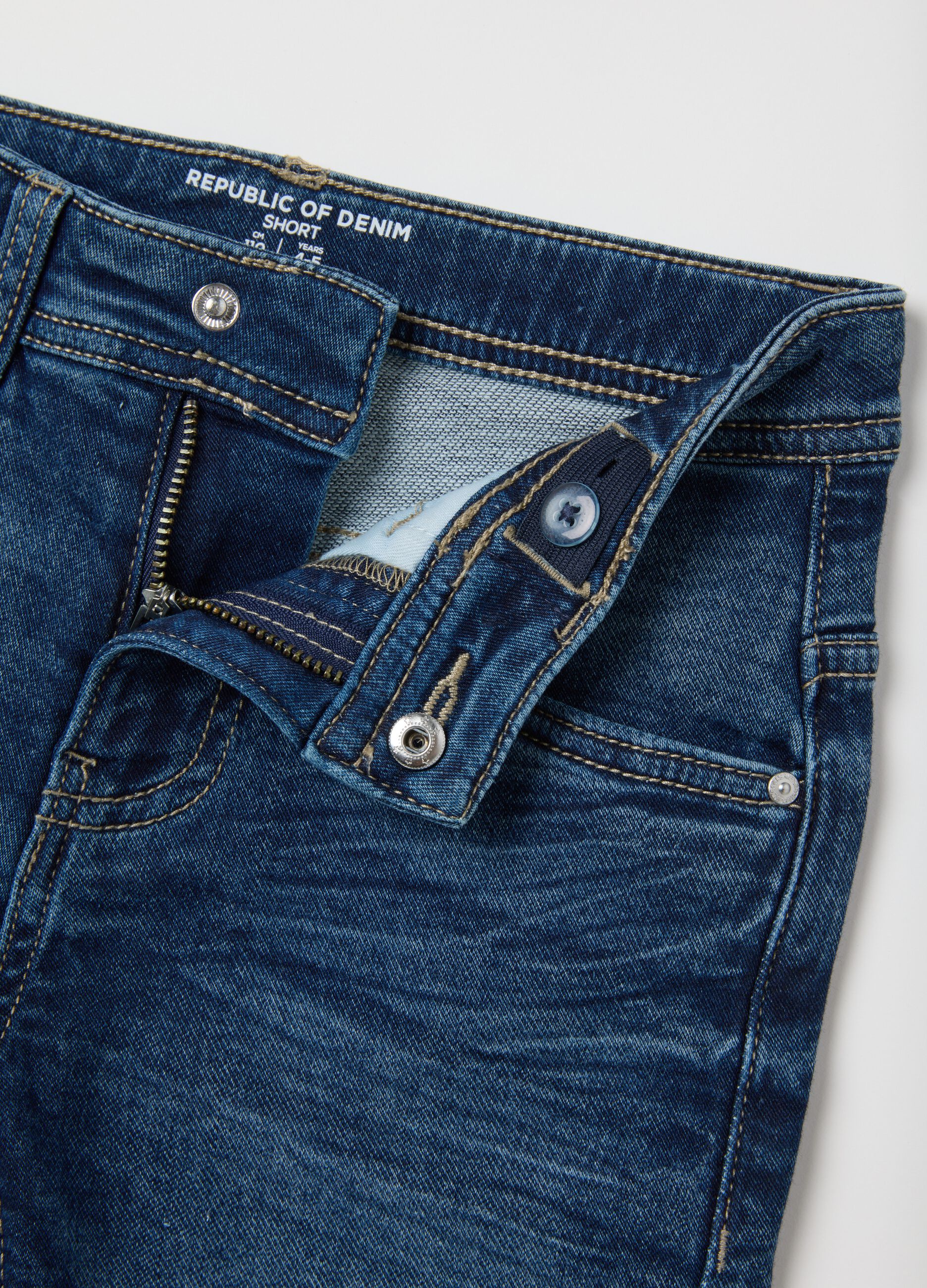 Boys' regular fit denim shorts