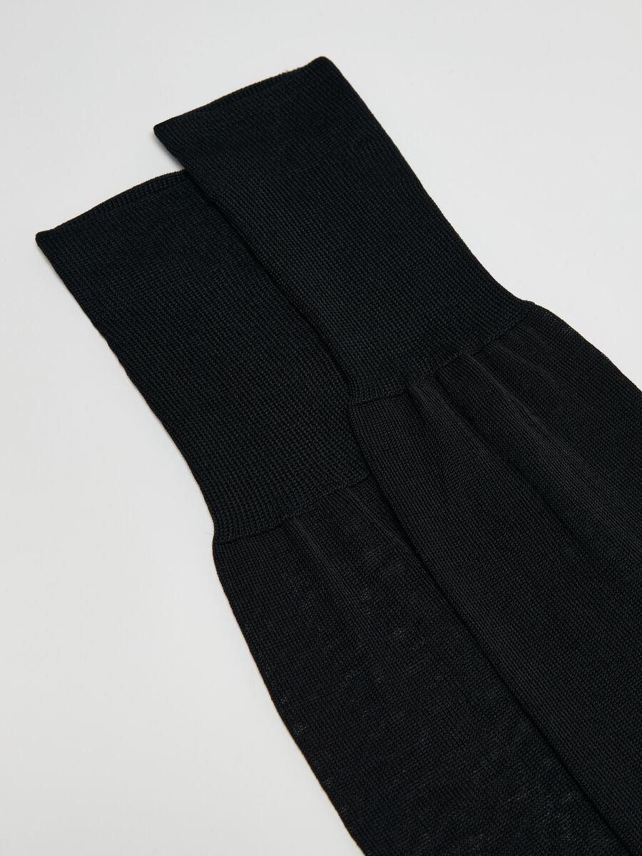 Three-pair pack long socks in Scottish yarn_2