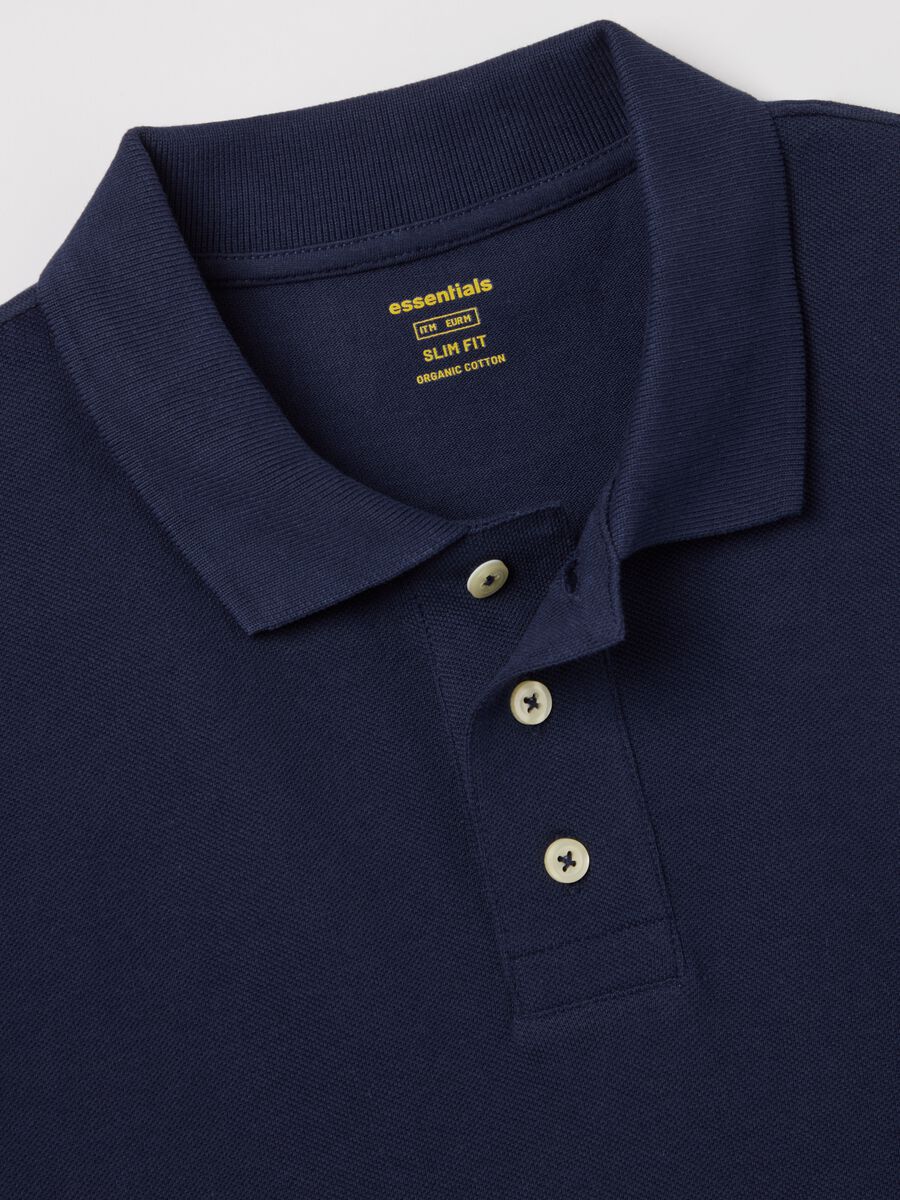 Polo shirt in organic cotton piquet_5