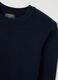 Children's blue sweater in pure cotton oversized fit_2