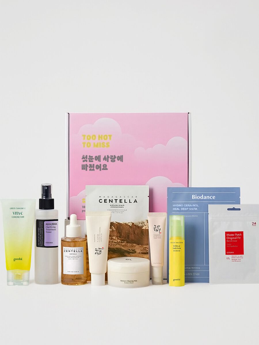 K-Beauty box Too hot to miss 10 prodotti skincare coreana - Valore reale &euro; 147_0