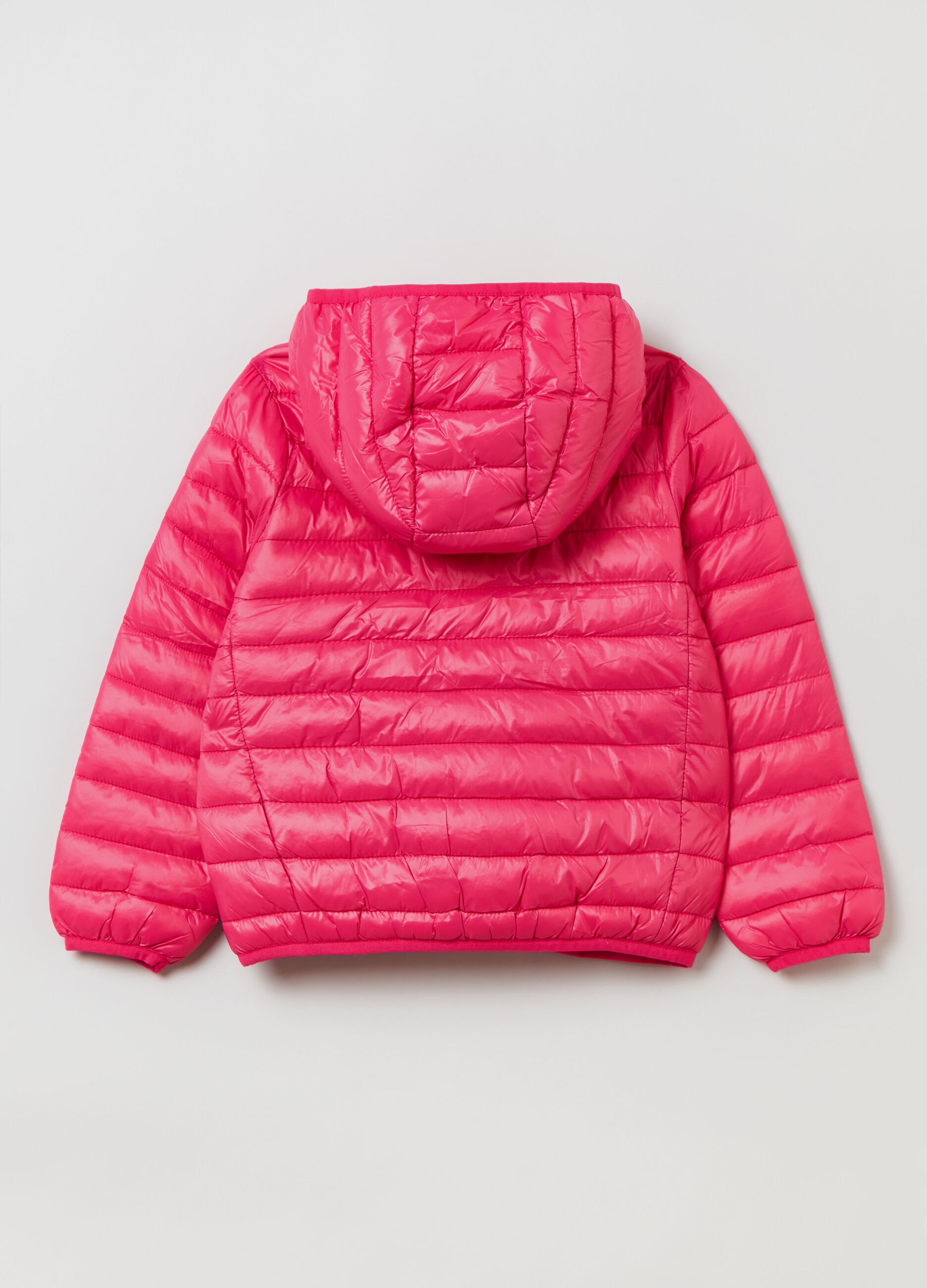 Ultra-light padded jacket with hood