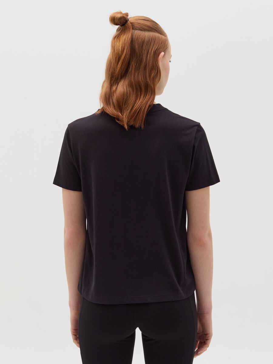 Cotton T-shirt with logo print_3