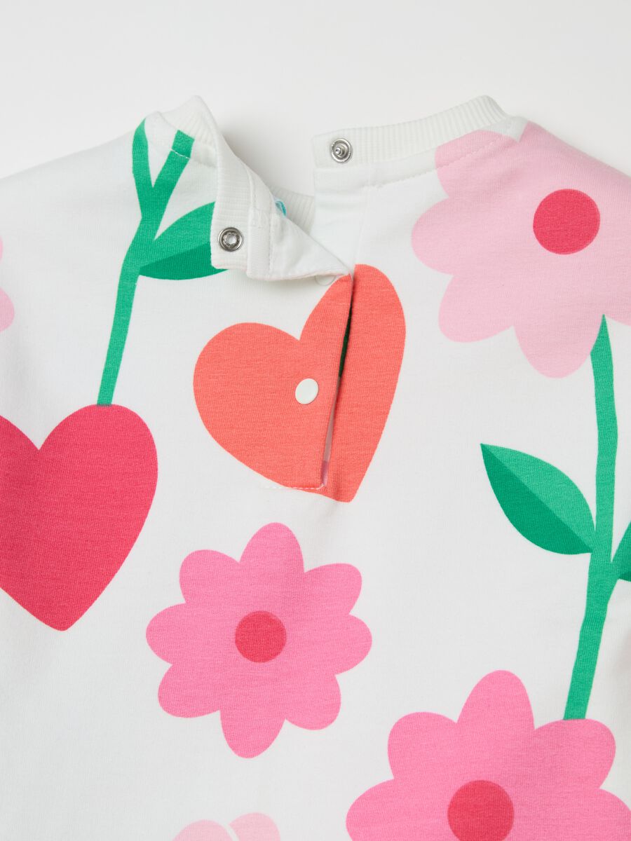 Stretch cotton jogging set with Minnie Mouse print_3