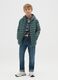 Boys' blue regular fit pure cotton jeans_0