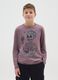 Boys' purple pure cotton T-shirt regular fit_0