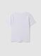 White stretch cotton T-shirt with Rolling Stones print_2
