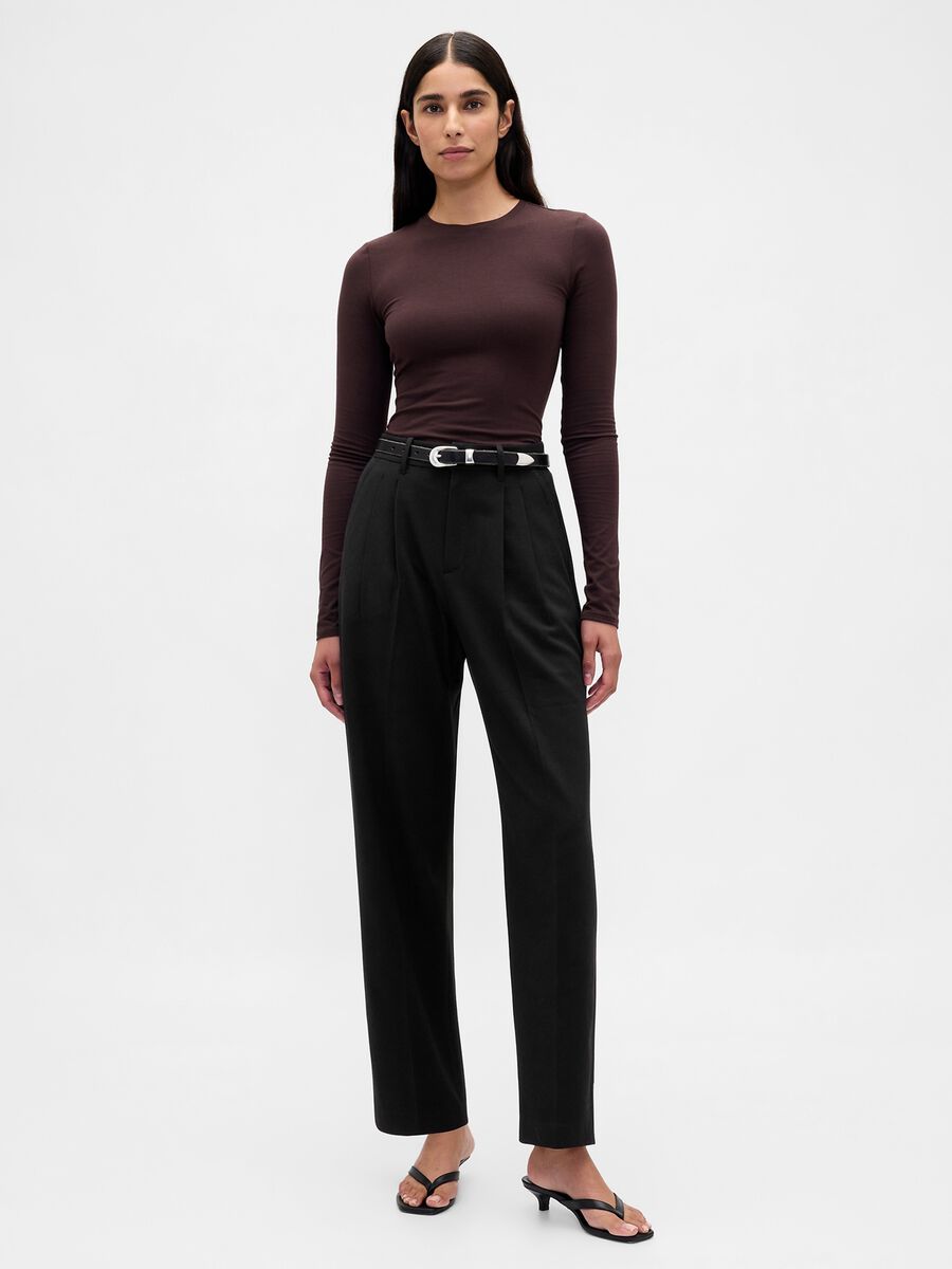 Stretch Black Trousers_0