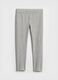Grey Stretch Cotton Leggings_0