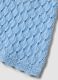 Sky-blue crochet waistcoat in pure cotton, regular fit_5