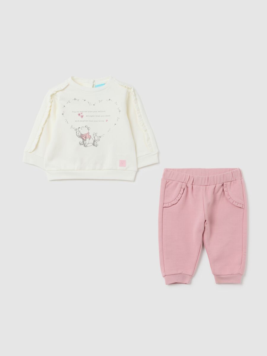 Multicolour pure cotton baby girl outfit_0