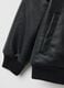 Children's black bomber jacket regular fit_3