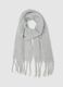 Sciarpa grigia con frange_0