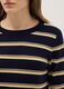 Multicoloured striped top with long sleeves regular fit_3