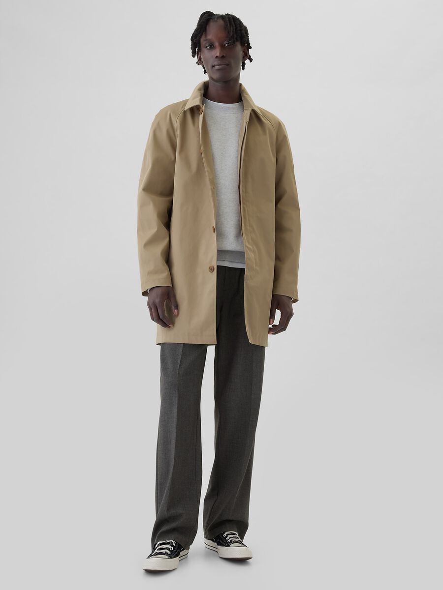 Pantaloni loose fit con pinces_0