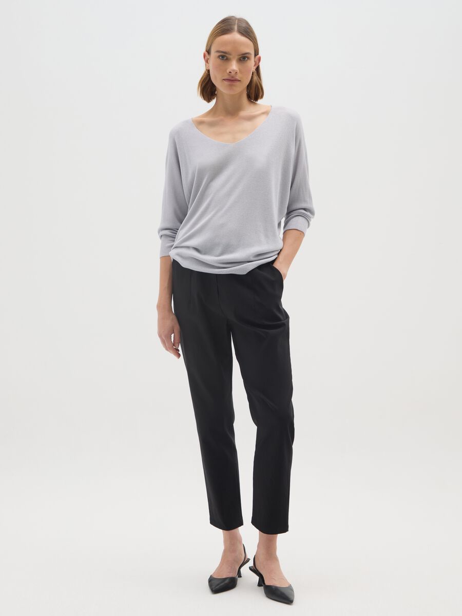 Grey regular fit sweater_1
