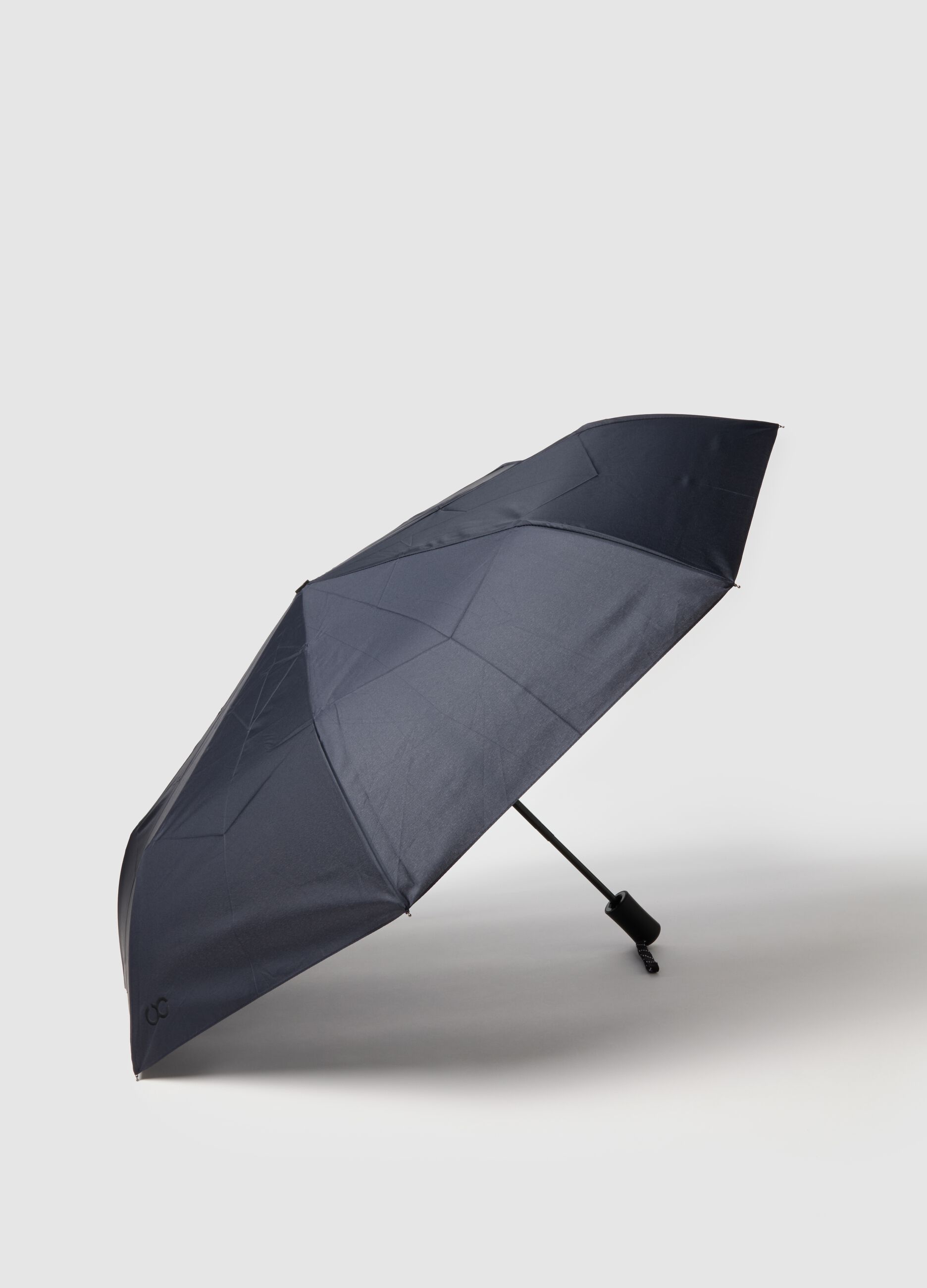 Compact Blue Umbrella